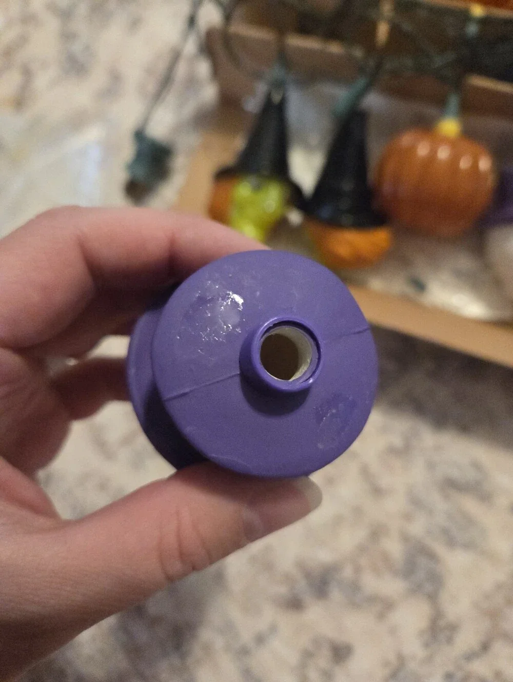 Vtg Avon Glowing Ghouls Halloween Lights